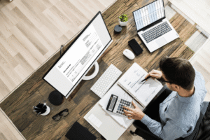 Accountant with client Canada