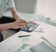 business accounting workspace