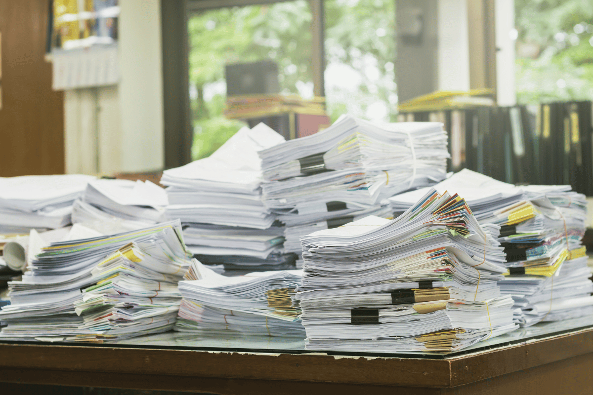 organizing receipts filing system